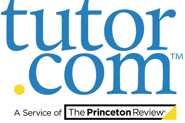 tutor.com logo in blue lettering